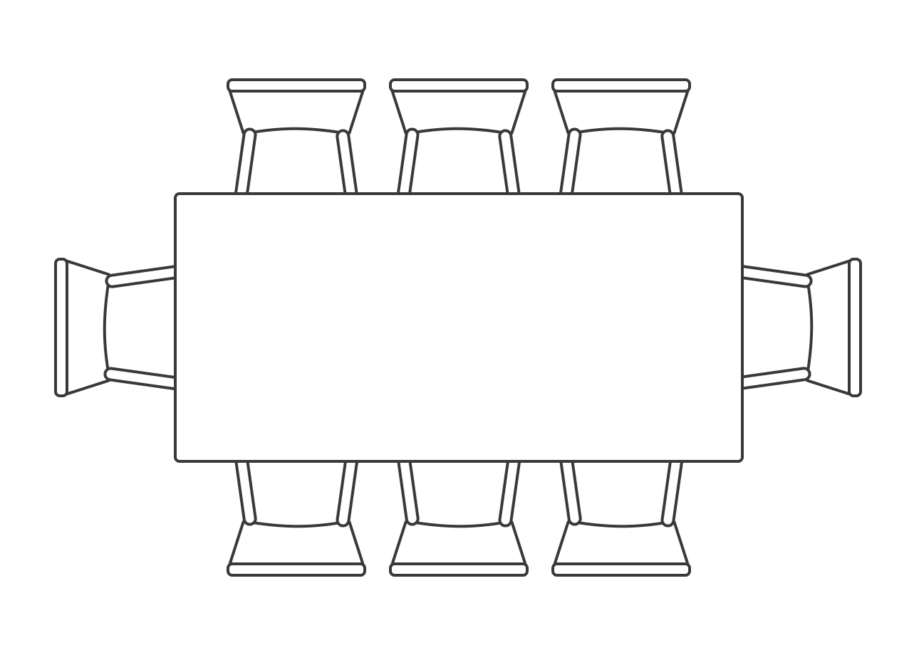 Стол-книжка, прямоугольный, 8 мест, с торцевыми